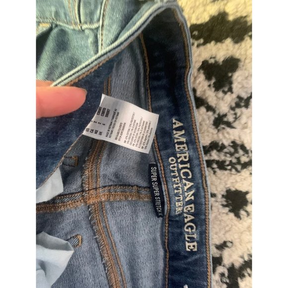 American Eagle jeans size 2 skinny distressed - Picture 8 of 15